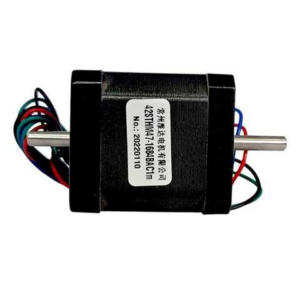 1015_imagen_1.png MOTOR DE PASOS 2 FASES 4 CABLES 42X42X47MM 1.8° 1.7A EJE DOBLE LADO
