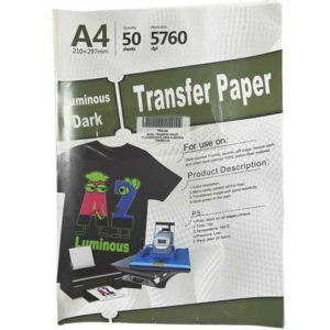 1060_imagen_1.png PAPEL TRANSFER A4 SIN CORTE SUBLIMACIÓN EN ALGODON PRENDAS CLARAS