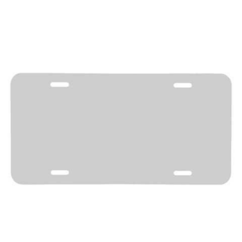 PLACA VEHICULAR DECORATIVA DE SUBLIMACION 15X40CM