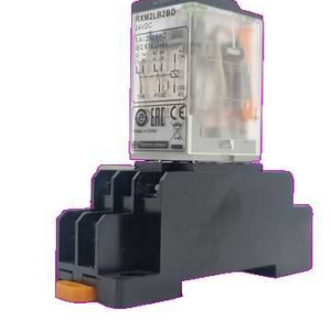 1214_imagen_1.png RELAY SCHNEIDER 8 PINES 24VCD 5A/250VAC CON BASE MAQUINA VIBRATORIA