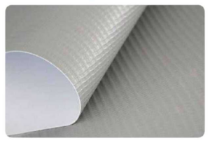 ROLLO LONA 13 OZ 320CM 50M 500X500 MATE RESPALDO GRIS