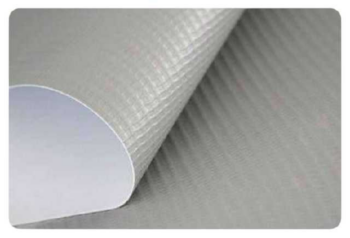 ROLLO LONA 13 OZ 320CM 50M 500X500 MATE RESPALDO GRIS