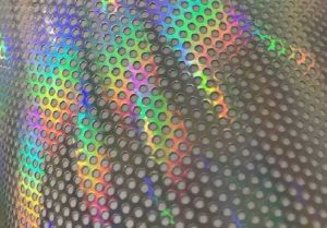 ROLLO VINIL MICROPERFORADO HOLOGRAFICO IMPRESION 127CM X 50M