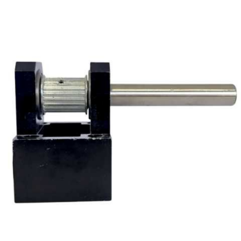 BASE METALICA PIÑON CON EJE DE SINCRONIZACIÓN MAQUINA LASER