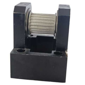 BASE METALICA PIÑON DE SINCRONIZACIÓN EJE X MAQUINA LASER