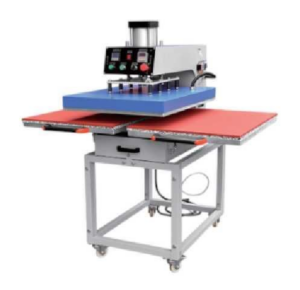 1534_imagen_1.png SUBLIMADORA IRON PRESS NEUMATICA 38X38 CM DOBLE BANDEJA DESLIZABLE LATERAL
