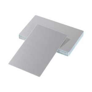 TARJETA DE PRESENTACION  DE ALUMINIO PARA GRABADO LASER POR FIBRA