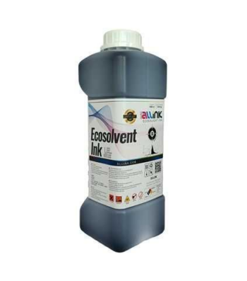 TINTA ECOSOLVENTE PREMIUM ALL INK BLACK / NEGRO 1 LITRO
