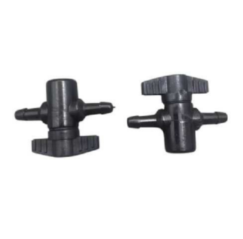 VALVULA DE PASO PLASTICA MANGUERA 4X3MM PARA TINTA UV