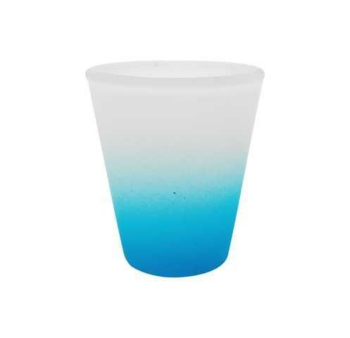 VASO SUB SHOT TEQUILERO 2 OZ  ARENADO FONDO CELESTE
