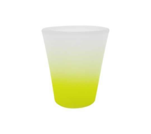 VASO SUB SHOT TEQUILERO 2 OZ ARENADO FONDO AMARILLO NEON