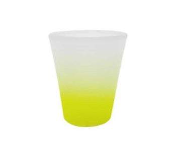 VASO SUB SHOT TEQUILERO 2 OZ ARENADO FONDO AMARILLO NEON