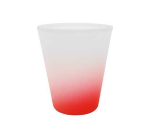 VASO SUB SHOT TEQUILERO 2 OZ ARENADO FONDO ROJO