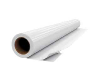 VINIL POR METROS IMPRIMIBLE POLIMERICO SIN BURBUJAS BRILLOSO DE 127CM 80 MICRAS 140 GSM