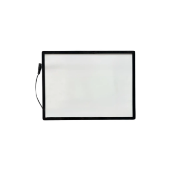 PANEL LED PUBLICITARIO A4 22,5X30,4 CM DE ESCRITORIO BORDE NEGRO