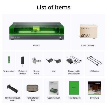 MAQUINA LASER XTOOL S1 DE DIODO 40W STANDALONE