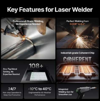 SOLDADORA LASER METALFAB XTOOL CNC 1200W