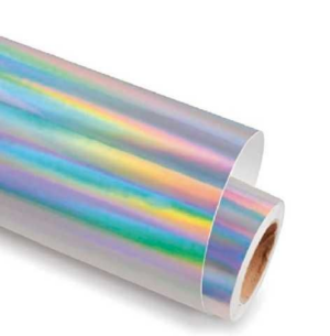 ROLLO VINIL HOLOGRAFICO DE IMPRESION FLEXIBLE 127CM X 50M