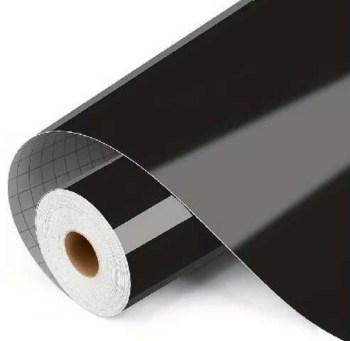 ROLLO VINIL AUTOADHESIVO INSIGN BRILLOSO NEGRO 122CM X 25M