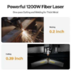 2841_imagen_1.png PLATAFORMA DE CORTE LASER METALFAB XTOOL CNC 610X610MM