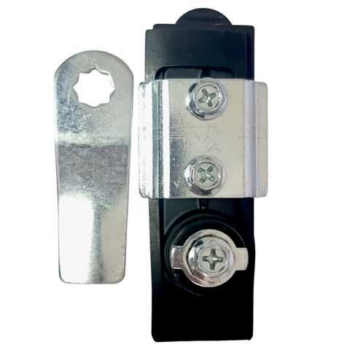 CERRADURA O CHAPA DE PUERTAS LATERALES DE MAQUINA LASER