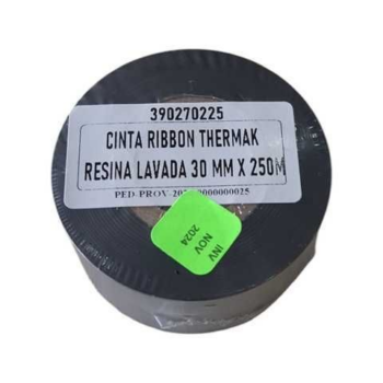 CINTA RIBBON THERMAK RESINA LAVADA 30 MM X 250M