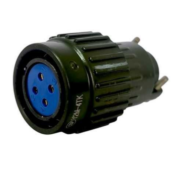CONECTOR CILINDRICO 4 PINES HEMBRA
