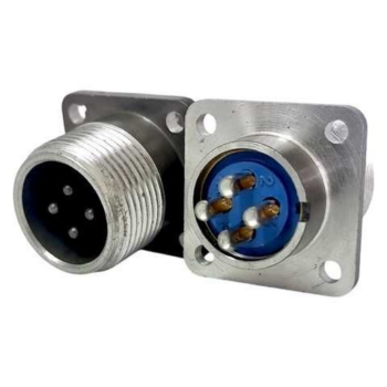 CONECTOR CILINDRICO 4 PINES MACHO