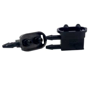 CONECTOR DE MANGUERA Y DAMPER DE 4X3MM PARA IMPRESORA DTG A3 DEFCHOICE