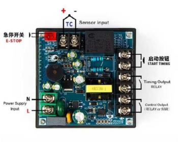 CONTROLADOR DE TEMPERATURA DIGITAL TOUCH SUBLIMADORA CA 100-240V SALIDA SSR