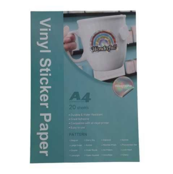 ADHESIVO HOLOGRAFICO PET MODELO SNAKE SKIN INKJET A4
