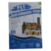 ADHESIVO PLATEADO BRILLOSO IMPERMEABLE PET INKJET A4