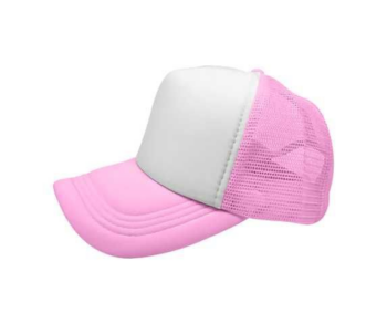 GORRA DE SUBLIMACION FUCSIA CON BLANCO