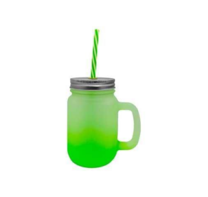 851_imagen_1.png JARRO SUB VIDRIO DEGRADADO VERDE 16OZ TAPA DE ALUMINIO Y SORBETE