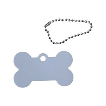LLAVERO SUB DE ALUMINIO PARA MASCOTAS 45X25X1MM