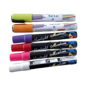 MARCADOR FLUORESCENTE 6 MM VARIOS COLORES PARA PIZARRA O PANTALLA LED