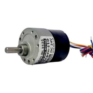 MOTOR CONTINUO 545RPM  12-24V 5 CABLES CON REDUCTOR AGITACIÓN DE HORNO DTF
