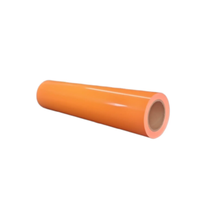 2097_imagen_1.png VINIL TEXTIL INSIGN BRILLA EN LA OSCURIDAD NARANJA DE 50CM DE ANCHO