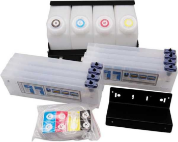 SISTEMA BULK DE 1 LITRO DE TINTA CONTINUA CON SUBTANQUES 4+4