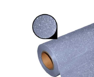 VINIL TEXTIL SMTF GLITTER PLATEADO 50CM