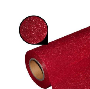 VINIL TEXTIL SMTF GLITTER ROJO 50CM