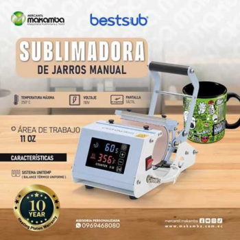2582_imagen_1.png SUBLIMADORA BESTSUB DE JARROS CRAFT EXPRESS 11OZ MANUAL