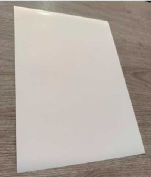 ADHESIVO BLANCO PERLA BRILLOSO IMPERMEABLE PET INKJET A4