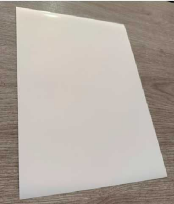 ADHESIVO BLANCO PERLA BRILLOSO IMPERMEABLE PET INKJET A4