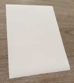 ADHESIVO BLANCO PERLA MATE IMPERMEABLE PET INKJET A4