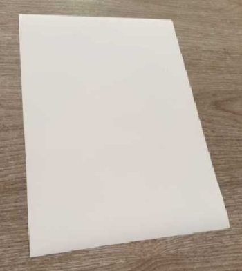 ADHESIVO BLANCO PERLA MATE IMPERMEABLE PET INKJET A4