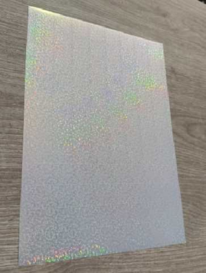 ADHESIVO HOLOGRAFICO PET MODELO DOT INKJET A4