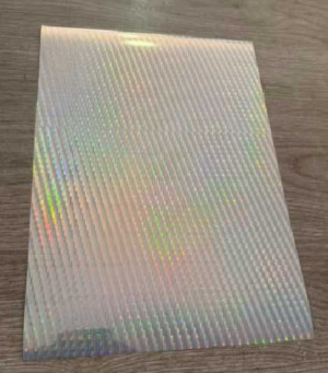 ADHESIVO HOLOGRAFICO PET MODELO LAMPLIGHT INKJET A4